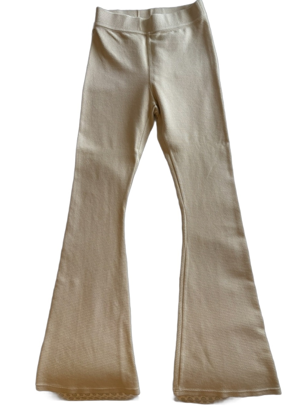 Aerie Offline Cream Flare Pants